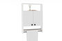 Hanah Home Ela Armario de Baño Escandinavo Blanco 60x87x15 cm Tablero Melamina 18mm